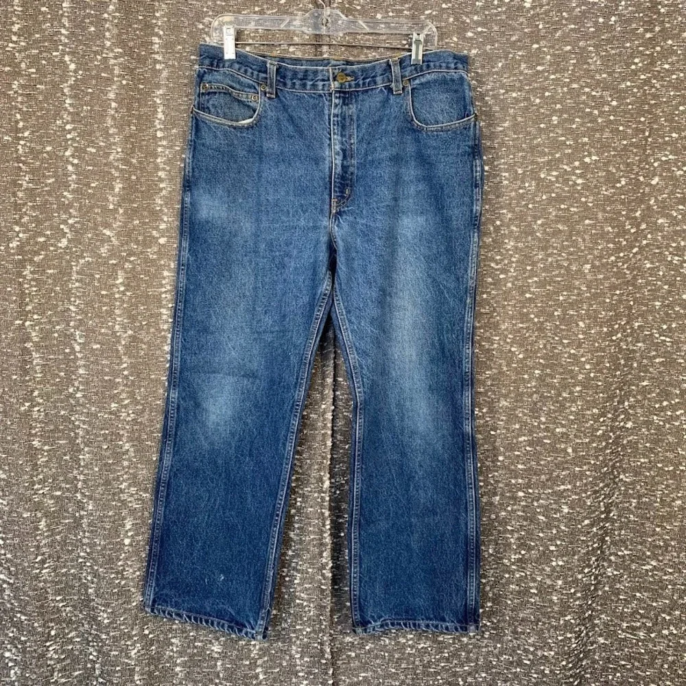 Vintage Oshkosh‎ Bgosh Denim Blue Jeans Scovill Zip Men's 36x30